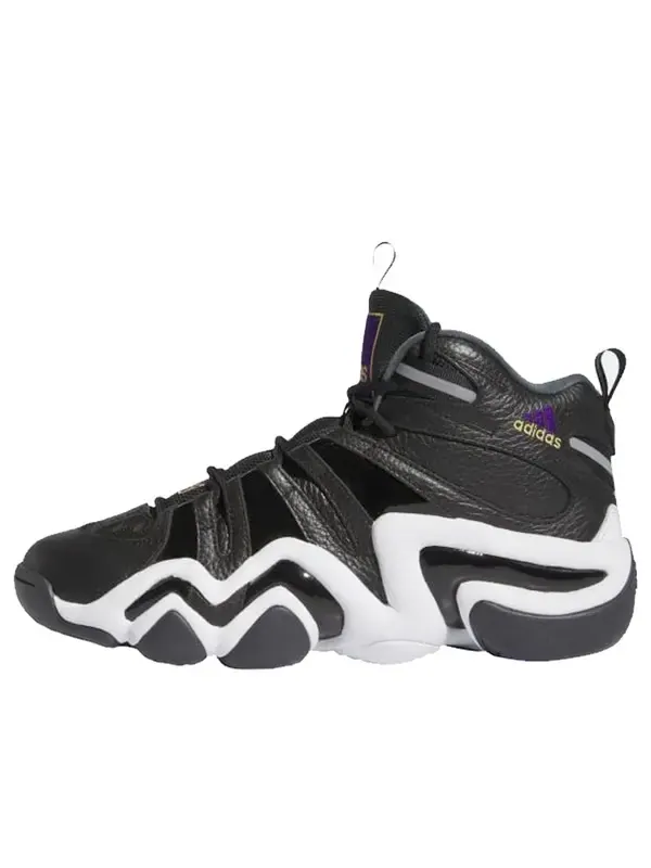 Кроссовки 8 Adidas Crazy — изображение 1 из 1, черный/фиолетовый/белый