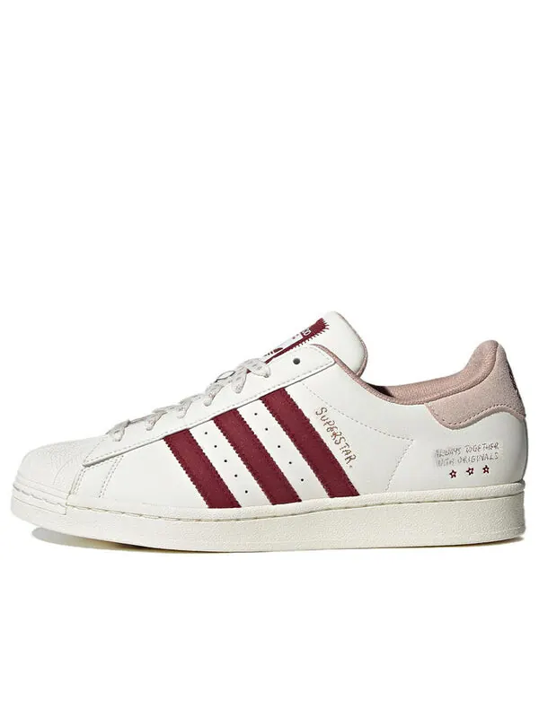 Кроссовки оригиналы суперзвезда Adidas — изображение 1 из 4, белый/красный