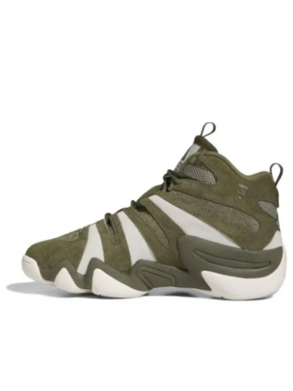 Кроссовки Adidas Crazy 8 — изображение 1 из 4, оливковый/белый/белый