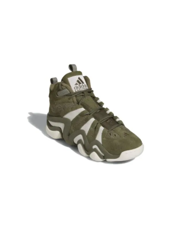 Кроссовки Adidas Crazy 8 — изображение 4 из 4, оливковый/белый/белый