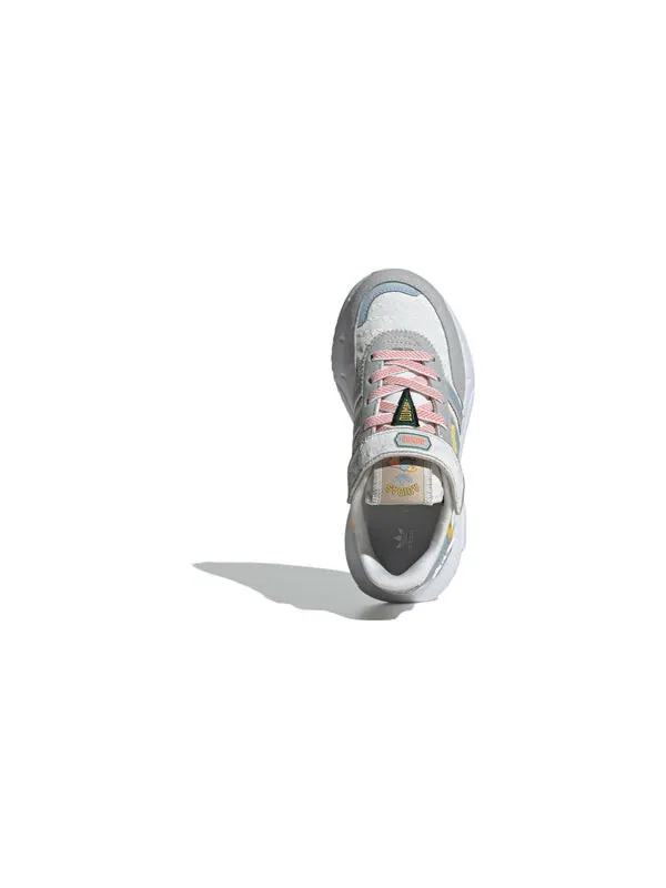 Кроссовки оригиналы ретро f2 Adidas — изображение 4 из 4, серый/белый
