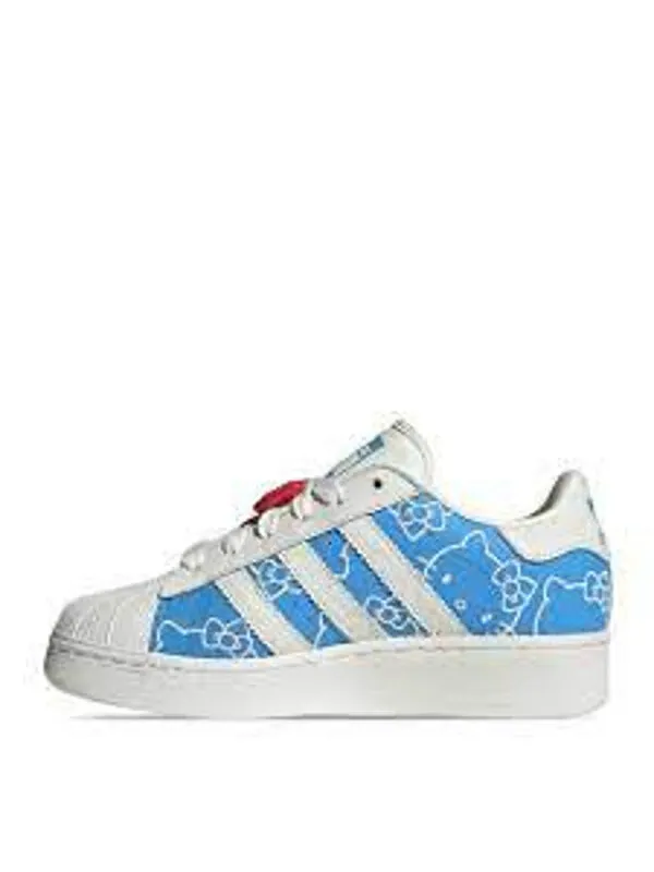 Кроссовки x hello kitty superstar xlg Adidas — изображение 1 из 4, синий/белый
