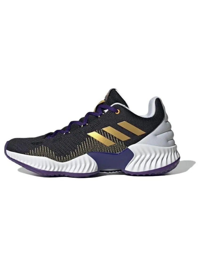 Кроссовки Adidas Pro Bounce 2018 — изображение 1 из 5, черный/золотистый