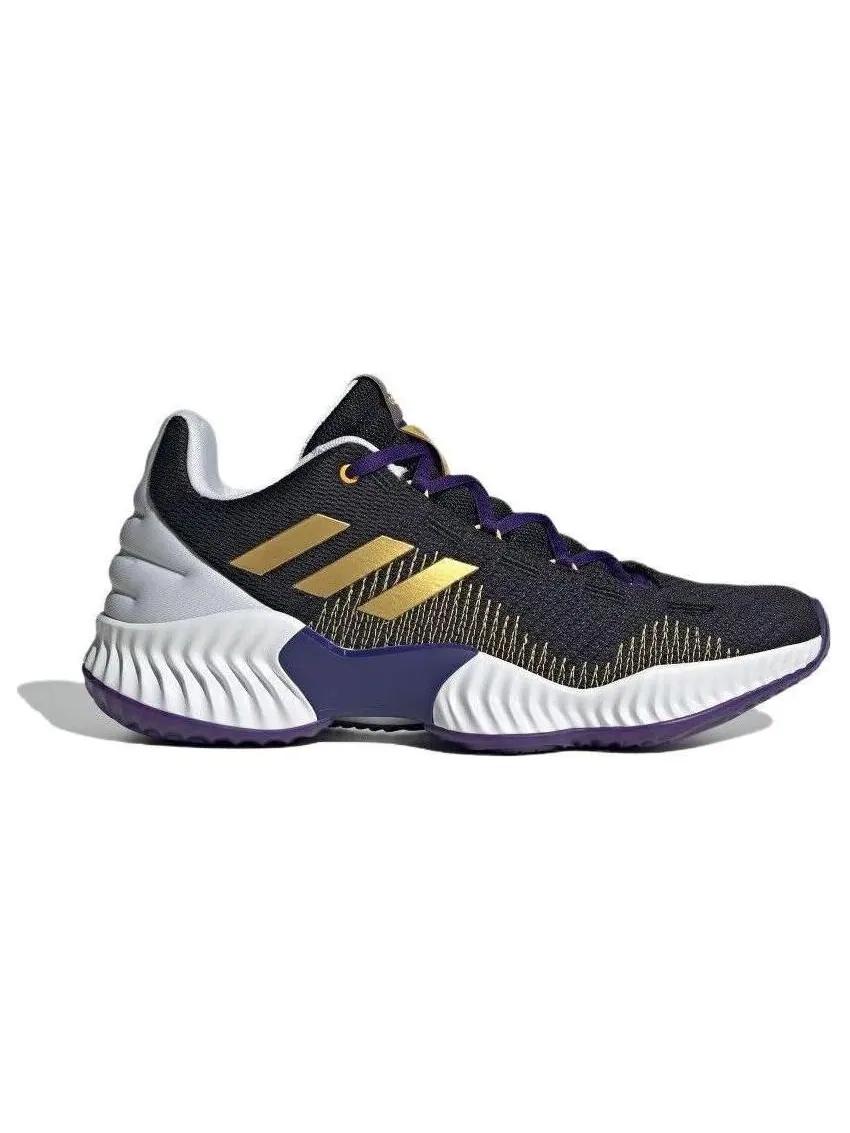 Кроссовки Adidas Pro Bounce 2018 — изображение 2 из 5, черный/золотистый