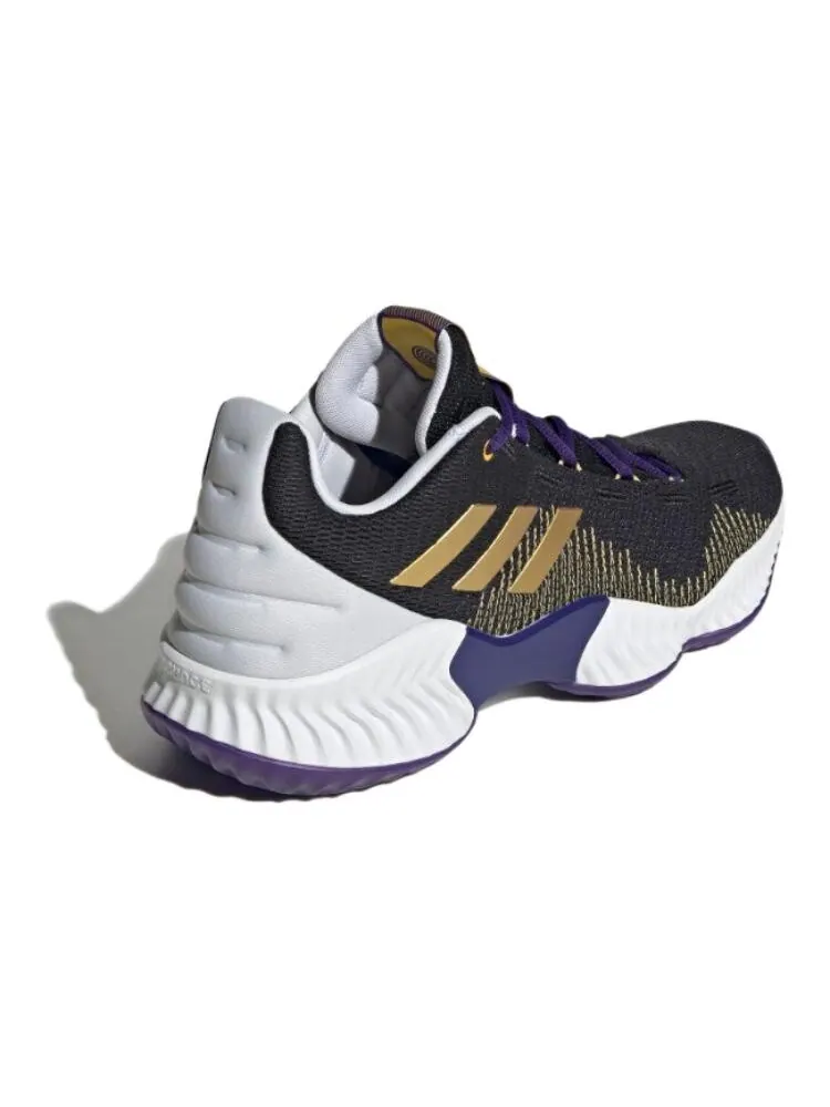 Кроссовки Adidas Pro Bounce 2018 — изображение 4 из 5, черный/золотистый