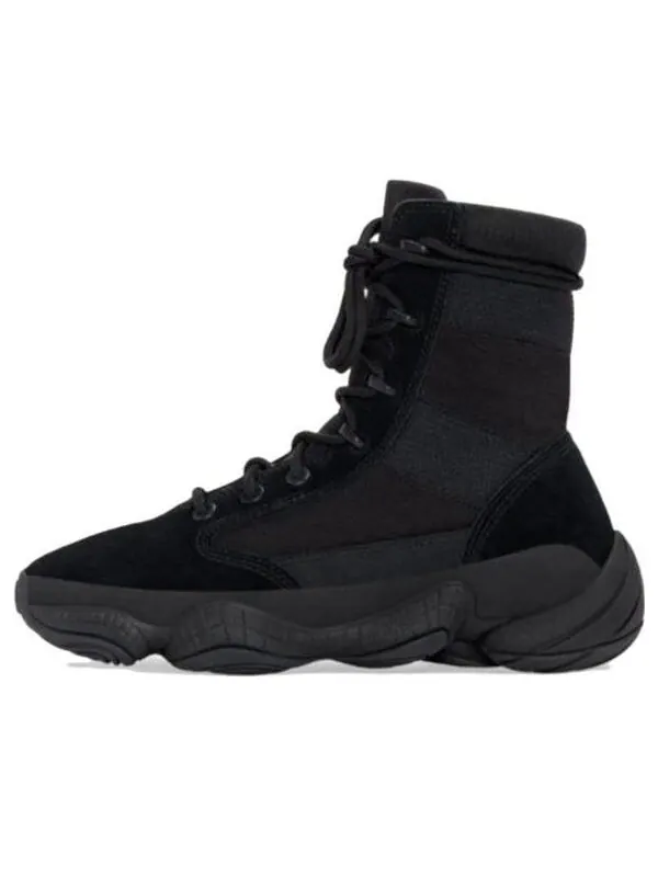 Кроссовки 500 высокие тактические ботинки Adidas Yeezy — изображение 1 из 1, черный/черный/черный