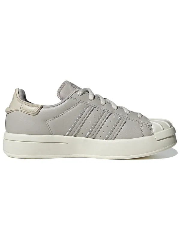 Кроссовки оригиналы суперзвезда аюн Adidas — изображение 2 из 4, серый/белый