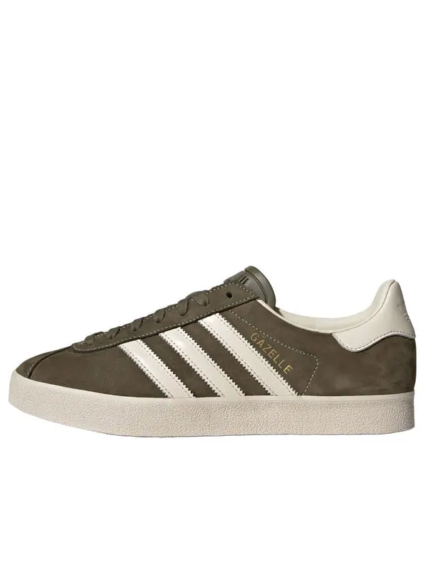 Кроссовки газель 85 Adidas — изображение 1 из 4, оливковый/белый/белый