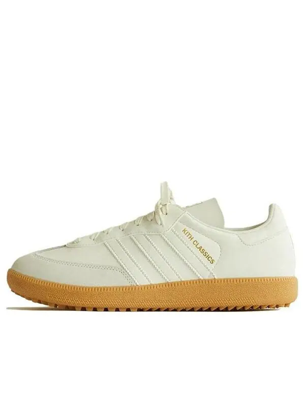 Кроссовки Kith x Adidas Samba Spikeless Golf 'White Gum' — изображение 1 из 2, белый