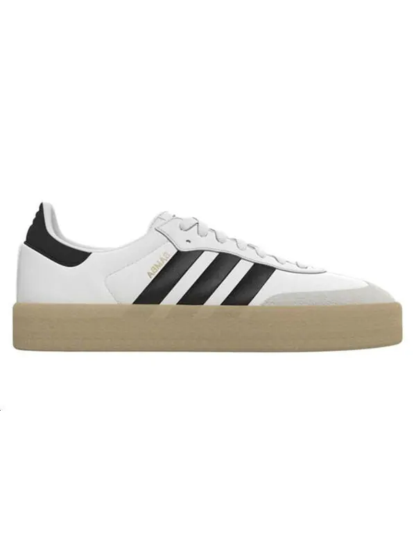 Кроссовки самбэ Adidas — изображение 3 из 4, белый/белый/черный