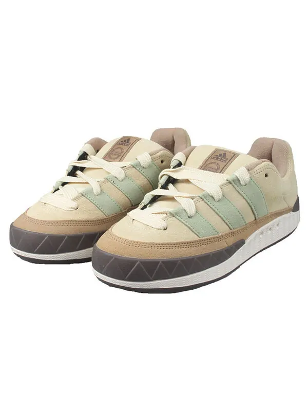 Кроссовки оригиналы adimatic Adidas — изображение 3 из 4, белый/коричневый