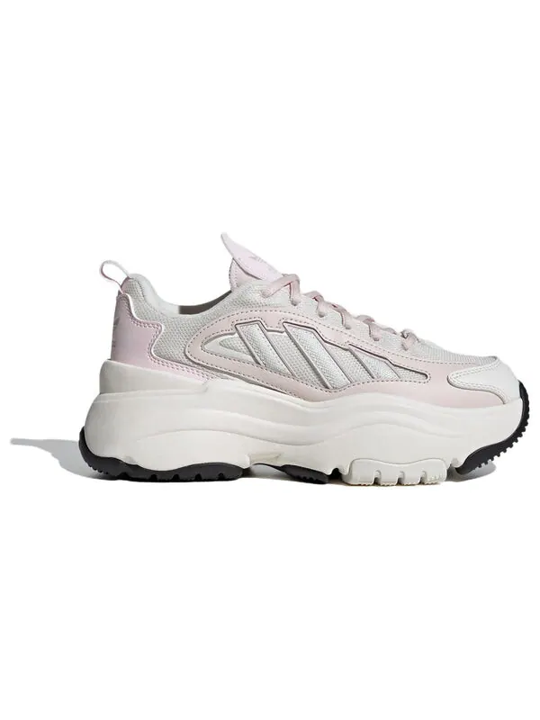 Толстые кроссовки оригиналы ozgaia Adidas — изображение 2 из 4, белый/розовый/серый