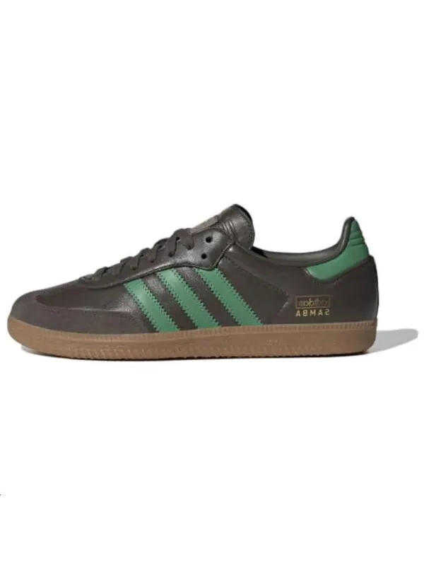 Кроссовки samba og 'shadow olive green' Adidas — изображение 2 из 4, оливковый/зеленый