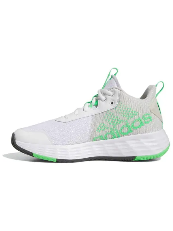 Кроссовки ownthegame 2.0 Adidas — изображение 1 из 4, белый/черный/зеленый