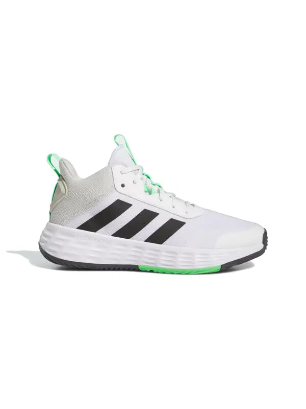 Кроссовки ownthegame 2.0 Adidas — изображение 2 из 4, белый/черный/зеленый