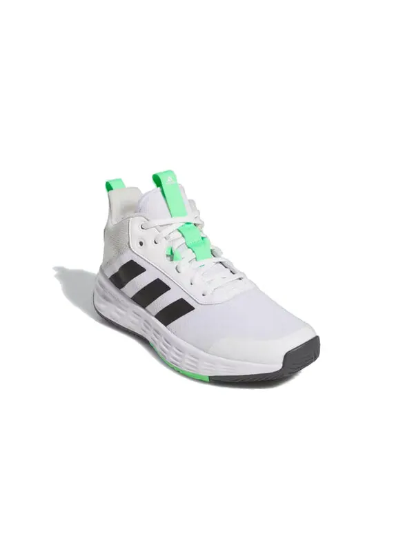 Кроссовки ownthegame 2.0 Adidas — изображение 3 из 4, белый/черный/зеленый