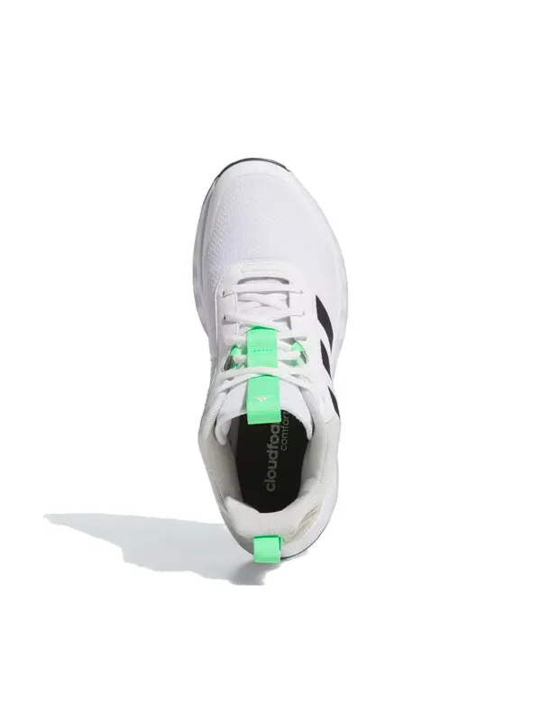 Кроссовки ownthegame 2.0 Adidas — изображение 4 из 4, белый/черный/зеленый