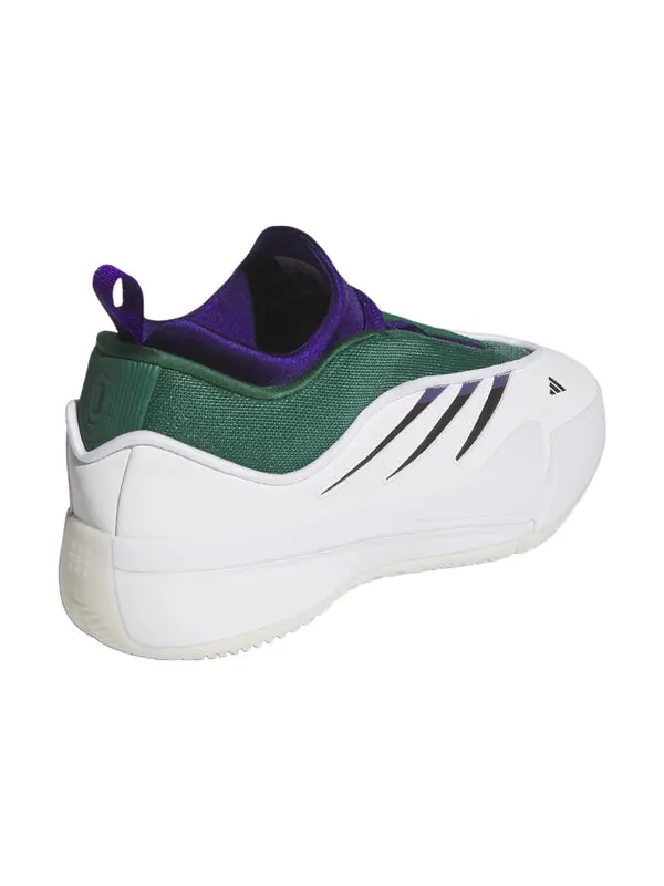Кроссовки дама 9 Adidas — изображение 3 из 4, белый/фиолетовый-зеленый