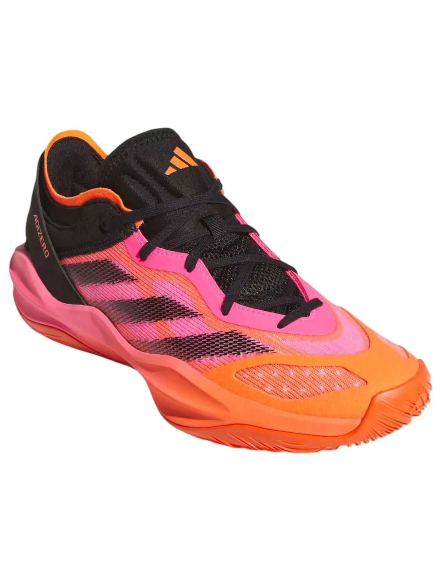 Adidas Adizero Select 2.0 Low 'Lucid Pink Core Black' — изображение 2 из 5, розовый/черный/оранжевый