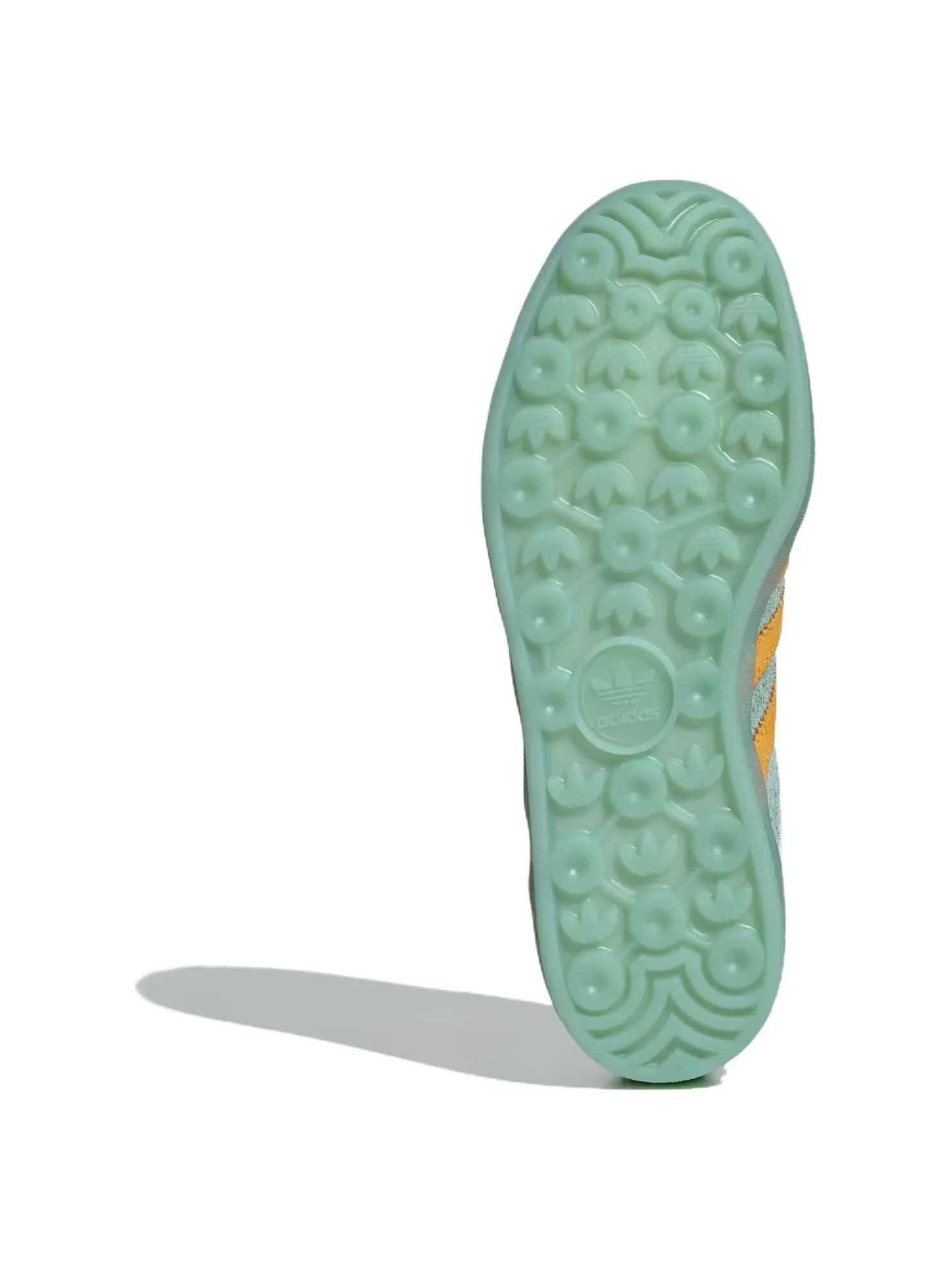Кроссовки Adidas Gazelle Indoor Hazy Green Crew Yellow Women's — изображение 5 из 5, зеленый