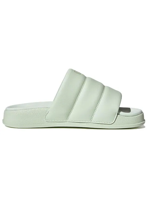 Тапочки adilette essential slide Adidas — изображение 3 из 4, зеленый
