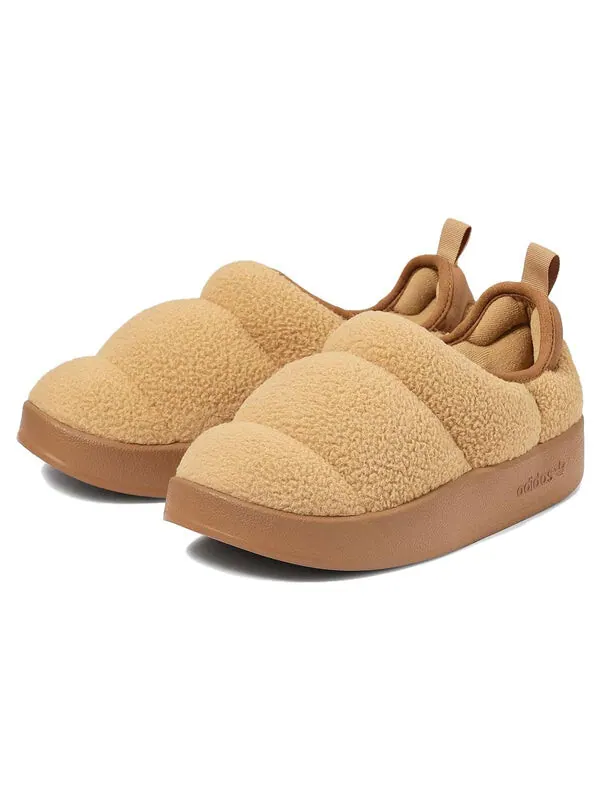 Кроссовки Adidas Puffylette Slip-On 'Brown' — изображение 3 из 4, коричневый