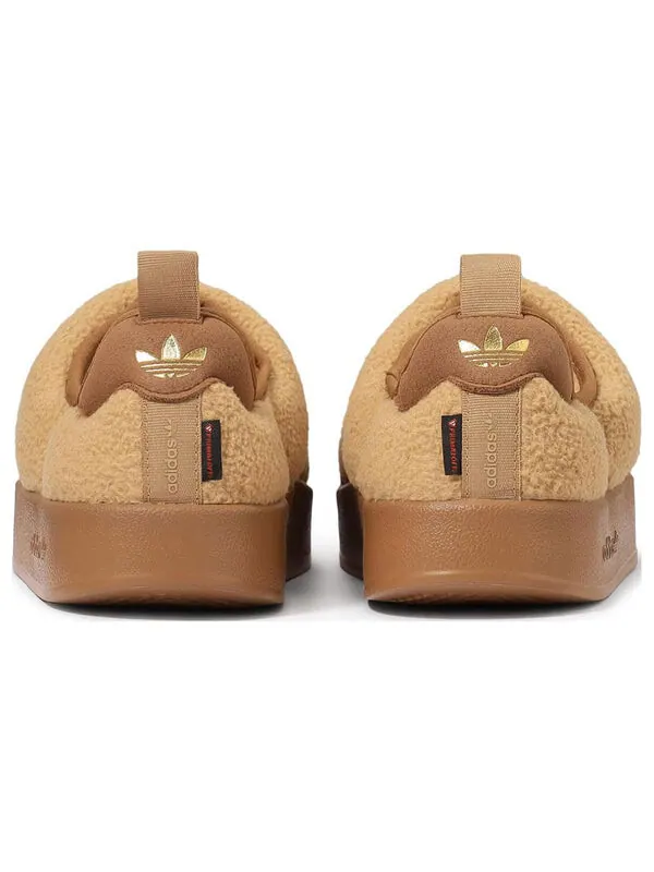 Кроссовки Adidas Puffylette Slip-On 'Brown' — изображение 4 из 4, коричневый