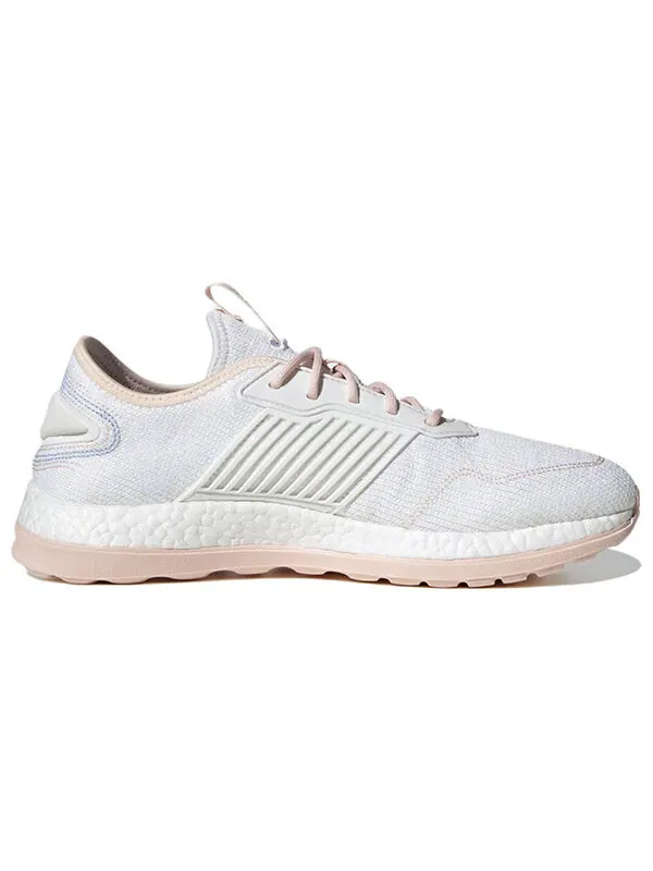 Кроссовки (WMNS) Adidas ZG Boost Running Shoes 'White Pink' — изображение 2 из 4, белый/розовый