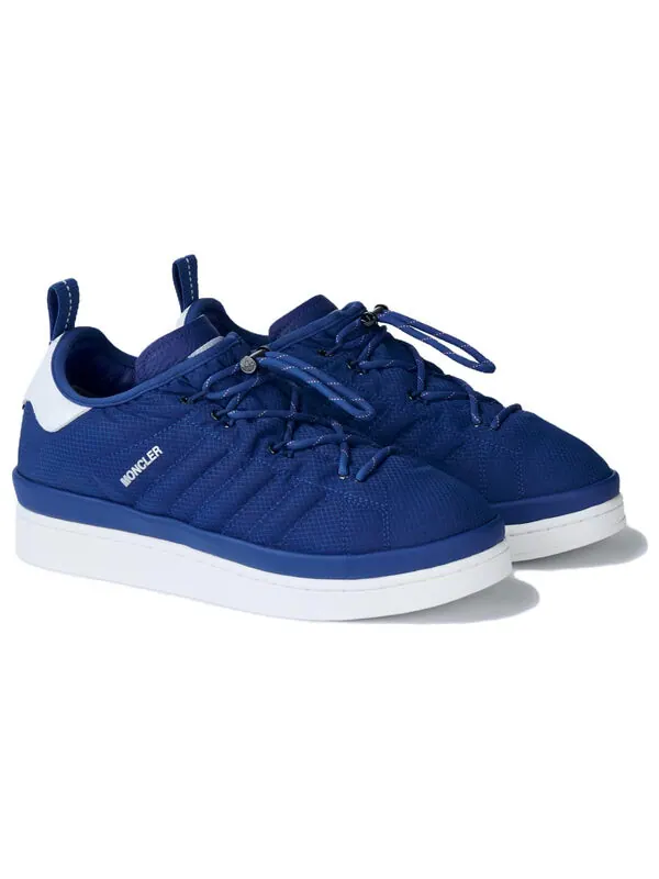 Кроссовки x moncler кампус Adidas — изображение 2 из 3, синий/белый