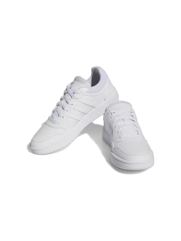 Кроссовки hoops 3.0 низкие классические винтажные Adidas — изображение 3 из 4, белый