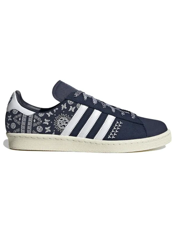 Кроссовки кампус 80-х Adidas — изображение 2 из 4, темно-синий/белый