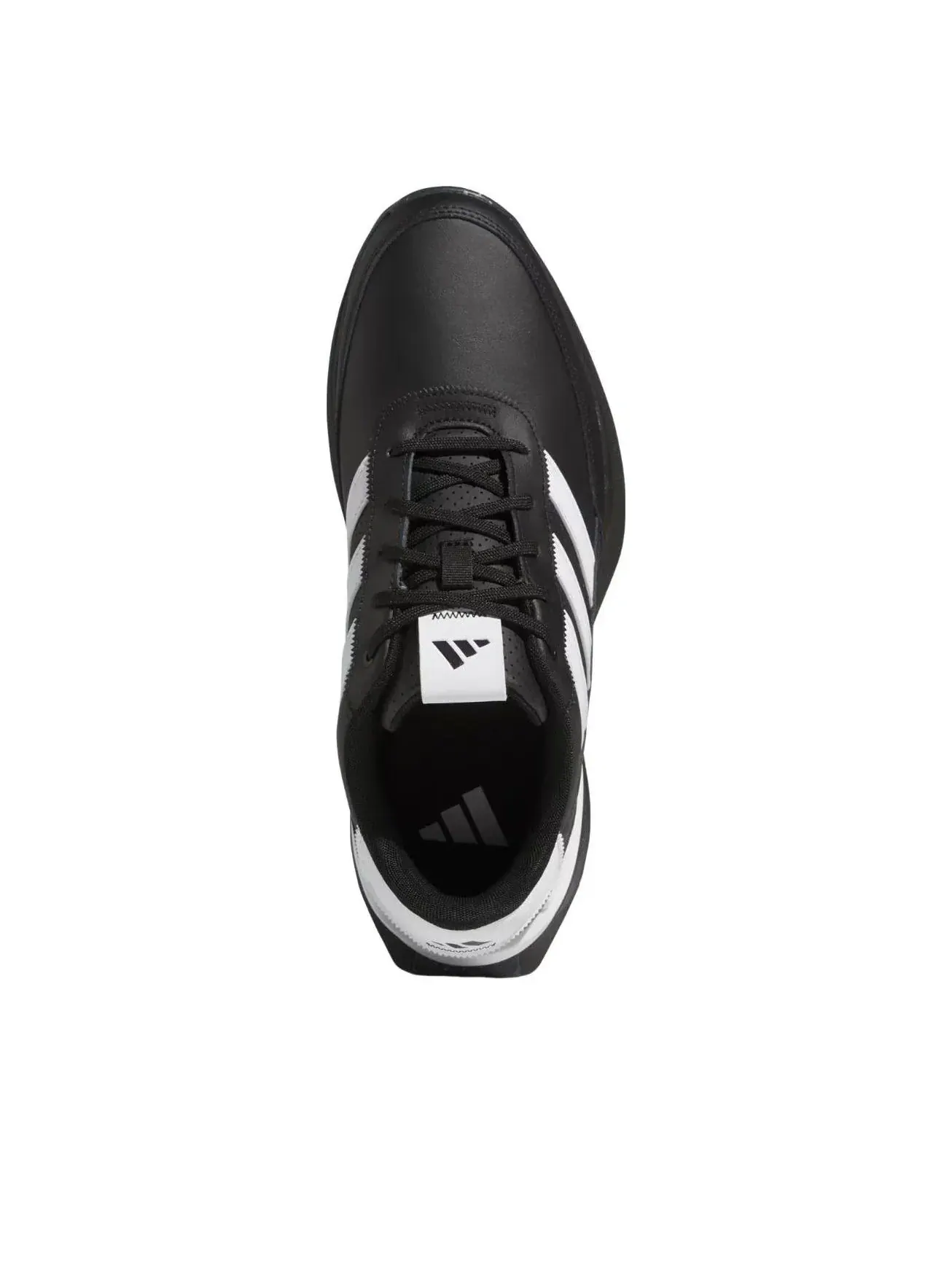 Кроссовки для гольфа Adidas S2G 24 Leather Spikeless Golf 'Black White' — изображение 2 из 5, черный