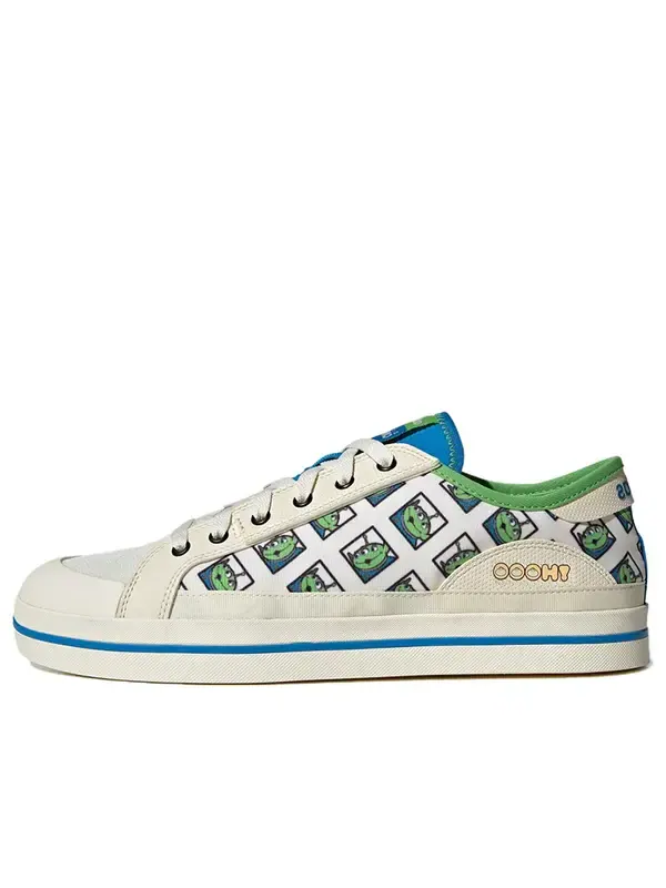 Кроссовки city canvas shoes x disney 'toy story - alien' Adidas — изображение 1 из 4, зеленый/синий