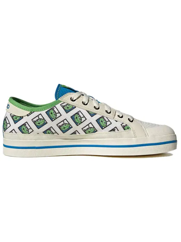 Кроссовки city canvas shoes x disney 'toy story - alien' Adidas — изображение 2 из 4, зеленый/синий