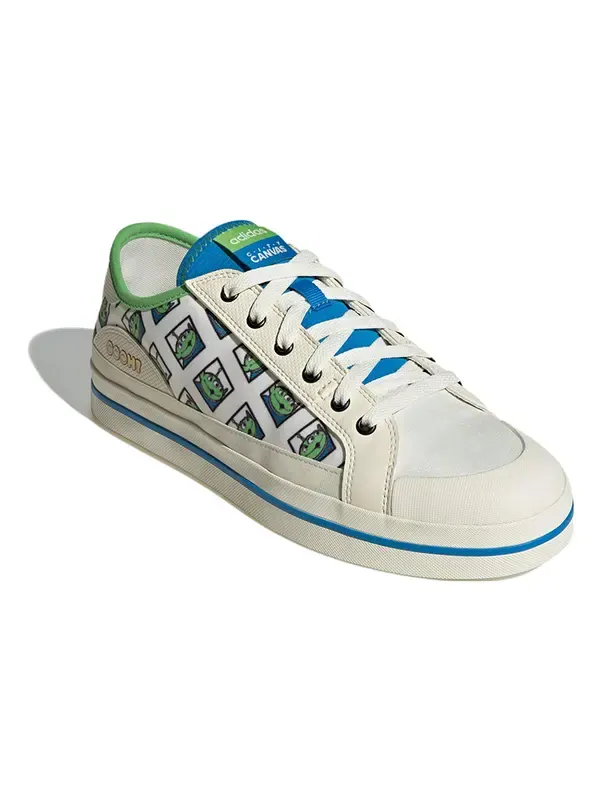 Кроссовки city canvas shoes x disney 'toy story - alien' Adidas — изображение 3 из 4, зеленый/синий