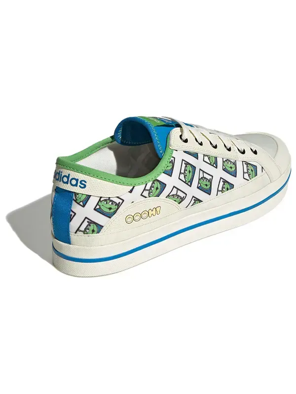 Кроссовки city canvas shoes x disney 'toy story - alien' Adidas — изображение 4 из 4, зеленый/синий