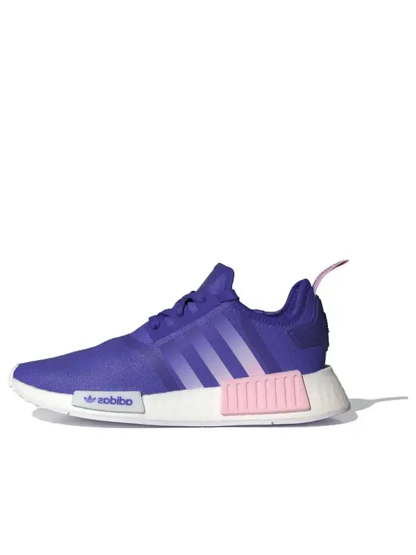Кроссовки nmd r1 Adidas — изображение 1 из 4, розовый/фиолетовый
