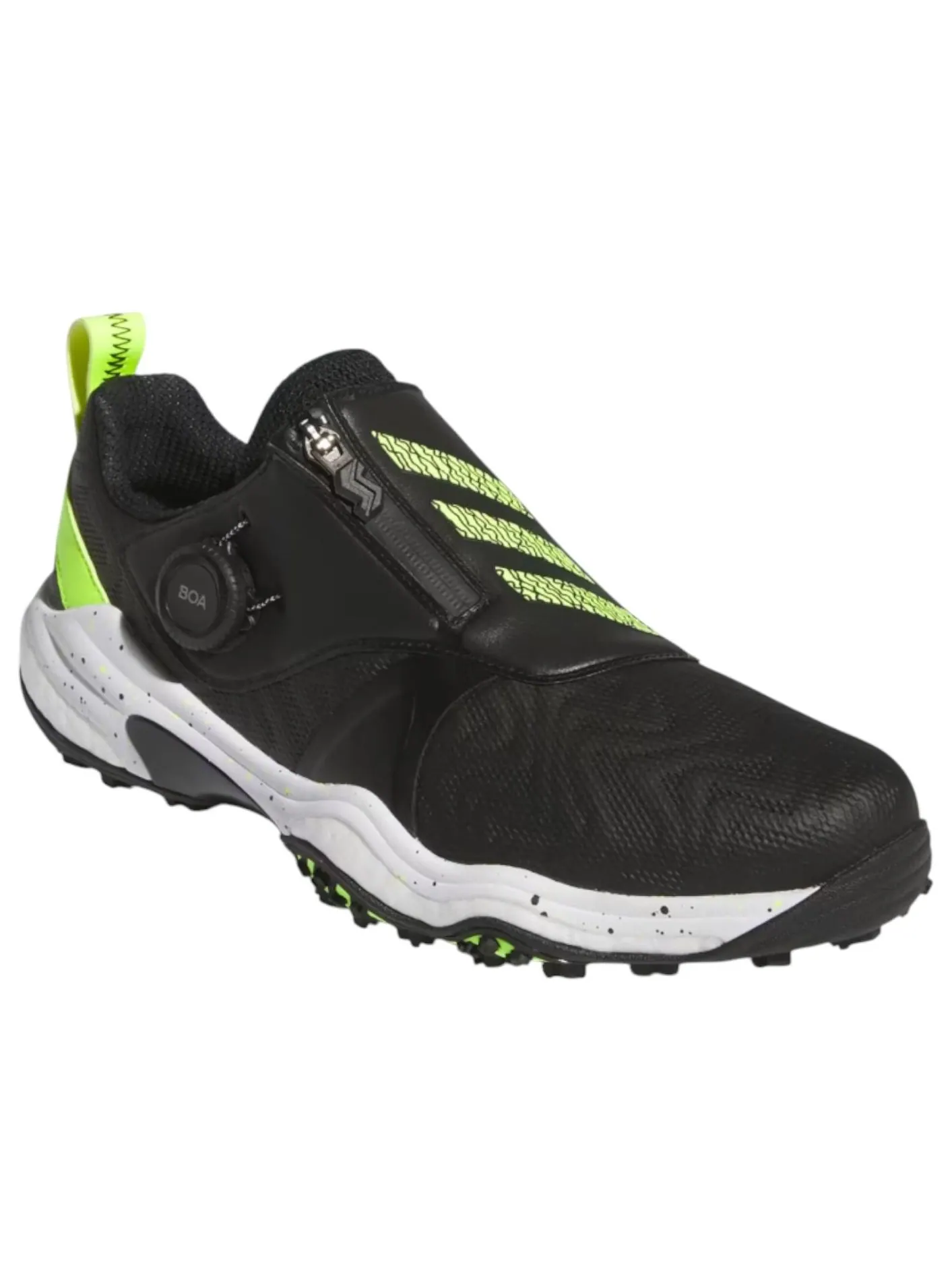 Кроссовки Adidas Code Chaos 25 Bore Spikeless 'Core Black Lucid Lemon Cloud White' — изображение 2 из 6, черный//белый