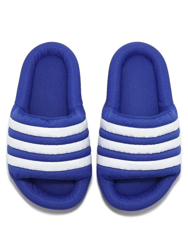Тапочки adilette 24 слайда Adidas — изображение 4 из 4, синий/белый/синий