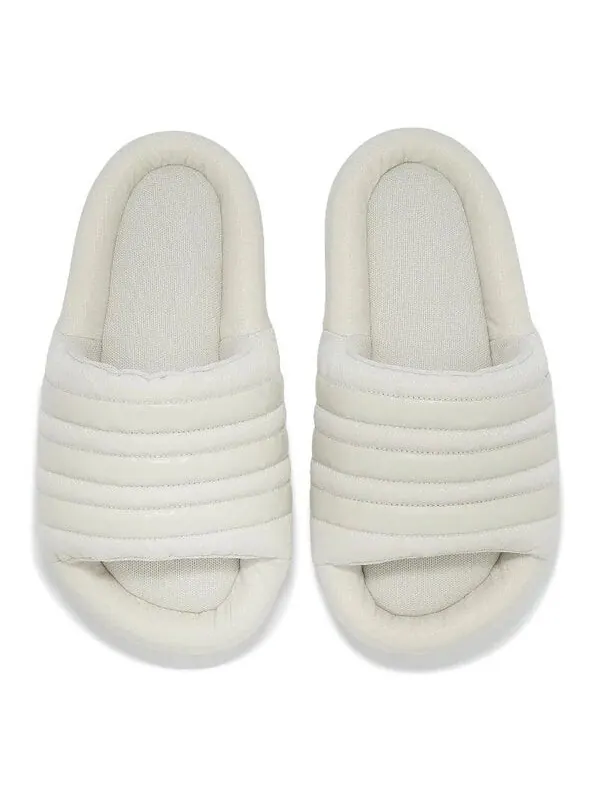 Тапочки adilette 24 slides 'beige' Adidas — изображение 3 из 4, серебристый