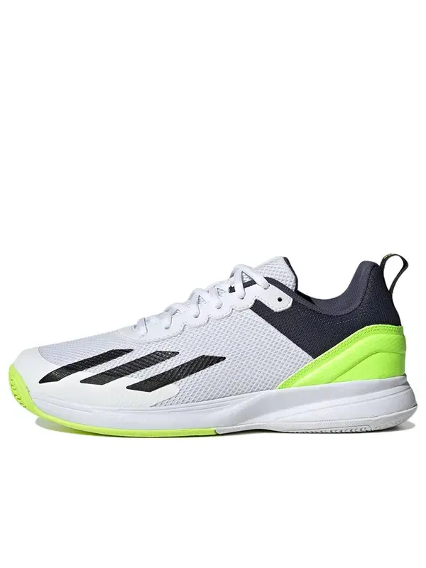 Кроссовки adidas COURTFLASH SPEED TENNIS SHOES 'White Lucid Lemon' — изображение 1 из 4, белый/черный