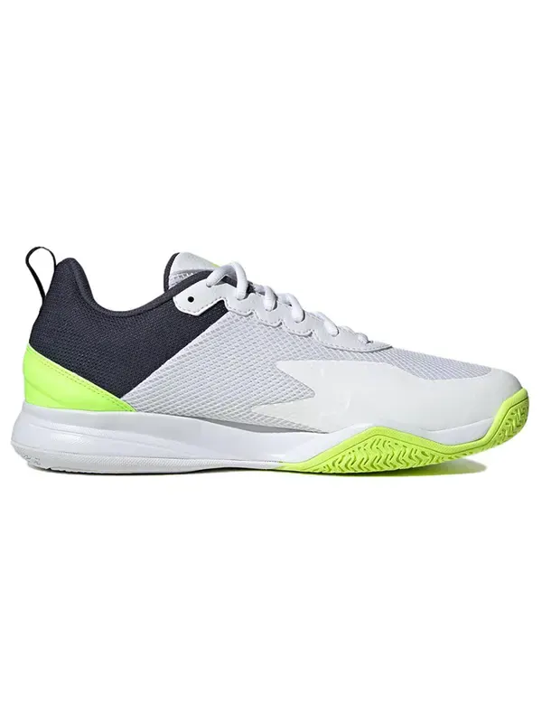 Кроссовки adidas COURTFLASH SPEED TENNIS SHOES 'White Lucid Lemon' — изображение 2 из 4, белый/черный