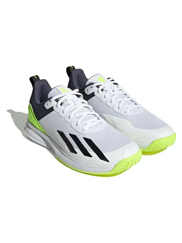 Кроссовки adidas COURTFLASH SPEED TENNIS SHOES 'White Lucid Lemon' — изображение 3 из 4, белый/черный