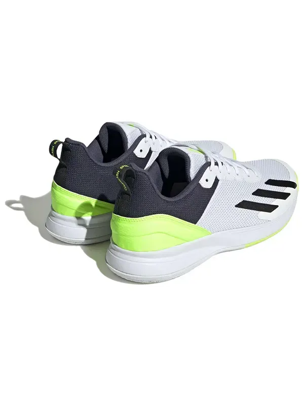 Кроссовки adidas COURTFLASH SPEED TENNIS SHOES 'White Lucid Lemon' — изображение 4 из 4, белый/черный