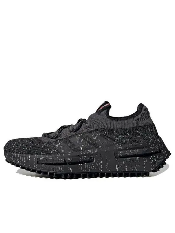 Кроссовки nmd s1 Adidas — изображение 1 из 1, черный/черный-черный