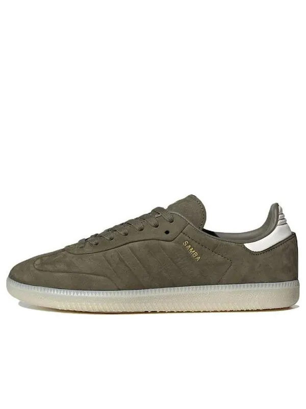 Кроссовки самба Adidas — изображение 1 из 4, оливковый/белый