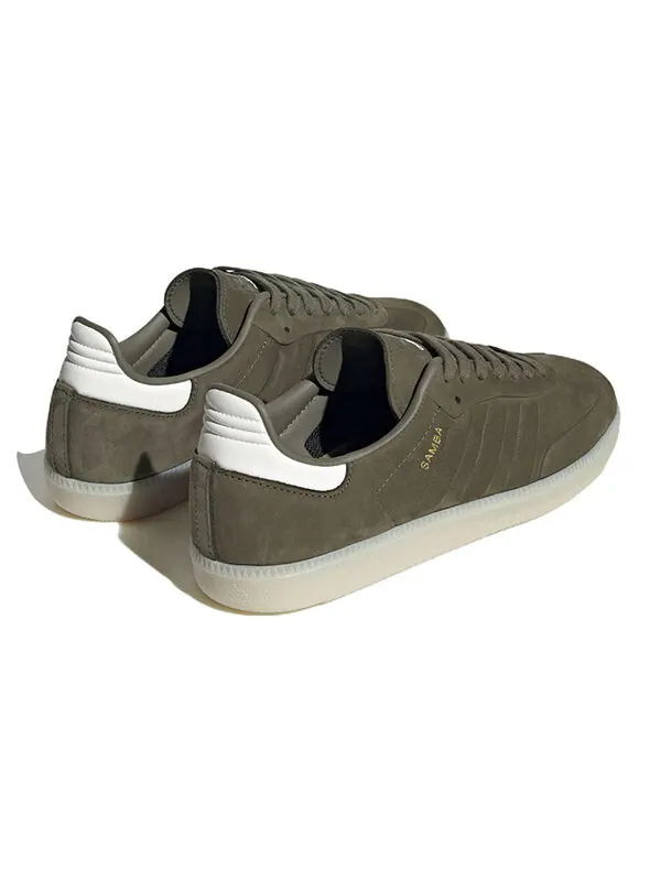 Кроссовки самба Adidas — изображение 4 из 4, оливковый/белый