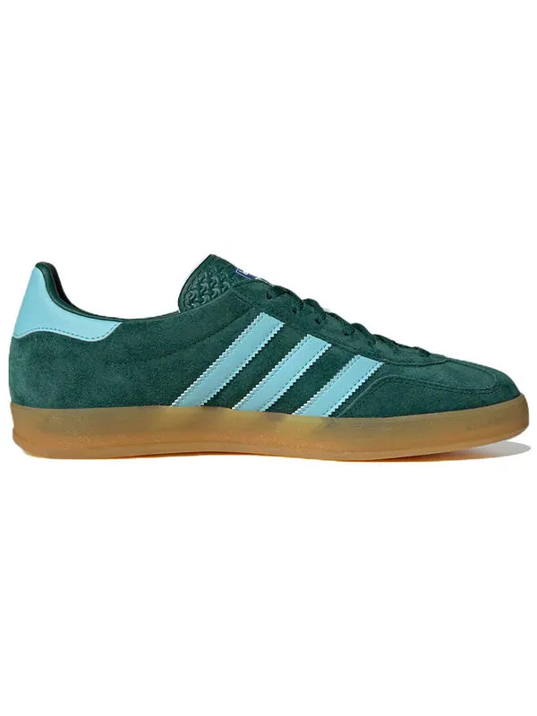 Кроссовки gazelle 'collegiate green hazy sky' Adidas — изображение 2 из 4, зеленый//золотистый