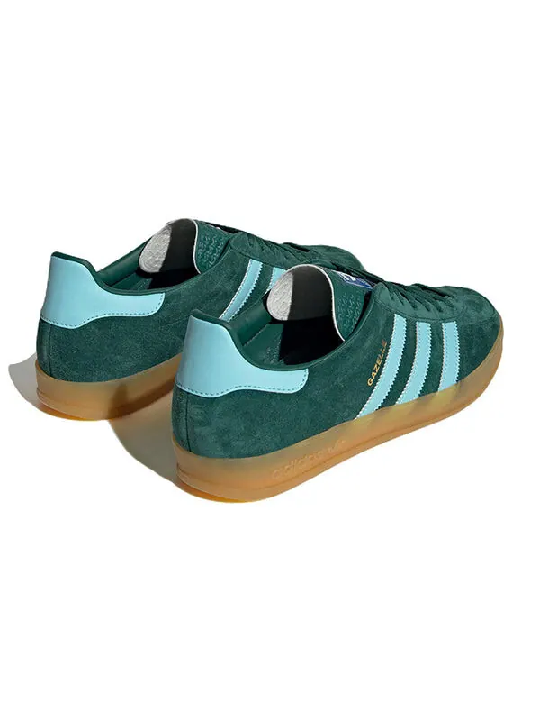 Кроссовки gazelle 'collegiate green hazy sky' Adidas — изображение 4 из 4, зеленый//золотистый