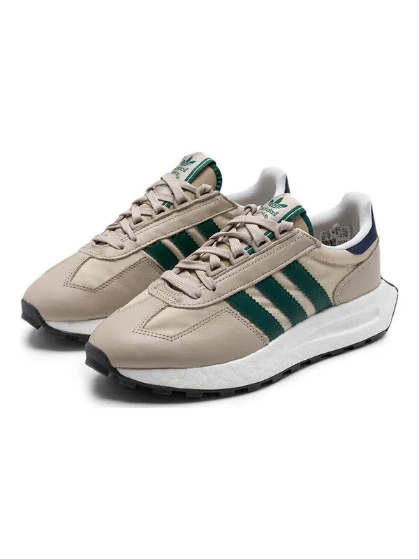 Кроссовки оригиналы ретро e5 Adidas — изображение 3 из 4, бежевый/зеленый/белый